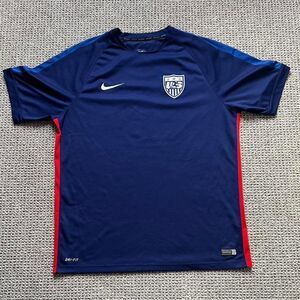 Nike USA Soccer navy dri-fit shirt